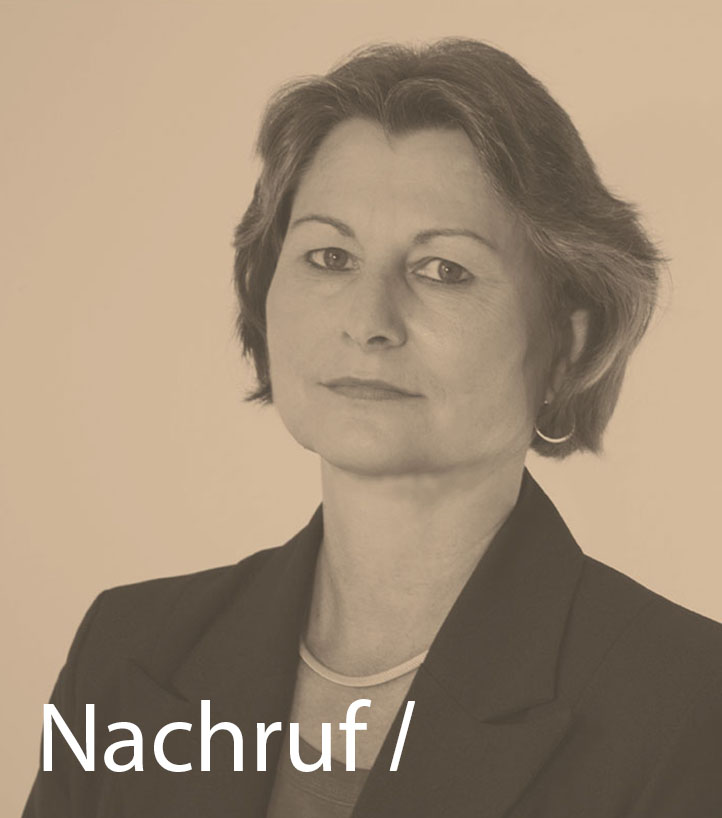 Gedenkbild, ehemalige Partnerin Meggi Glaab, Architektin und Stadtplanerin