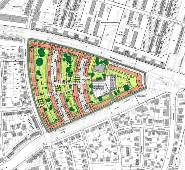 Planzeichnung Bebauungsplan