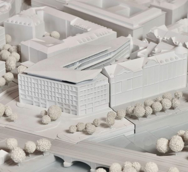 Modellfoto 1. Preis Wettbewerb, Mecanoo Architecten / realgrün