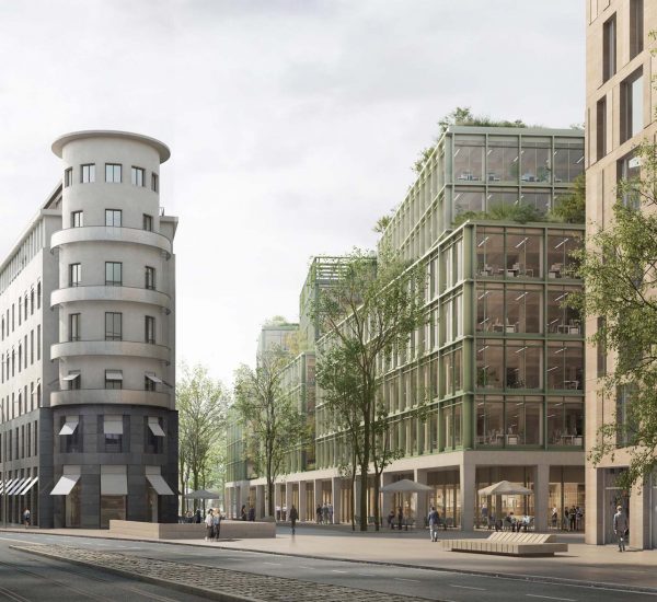 Schützenstraße München Wettbewerb Visualisierung